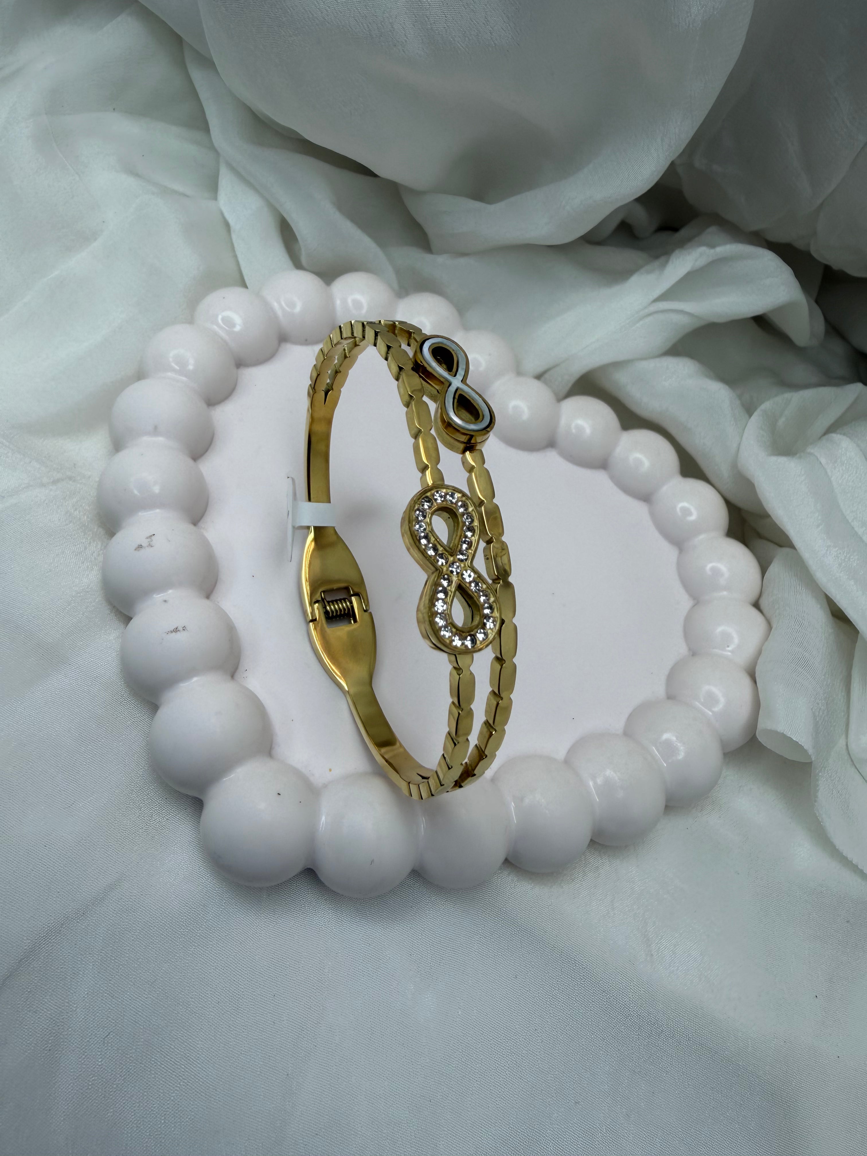 Twin Infinity Bracelet