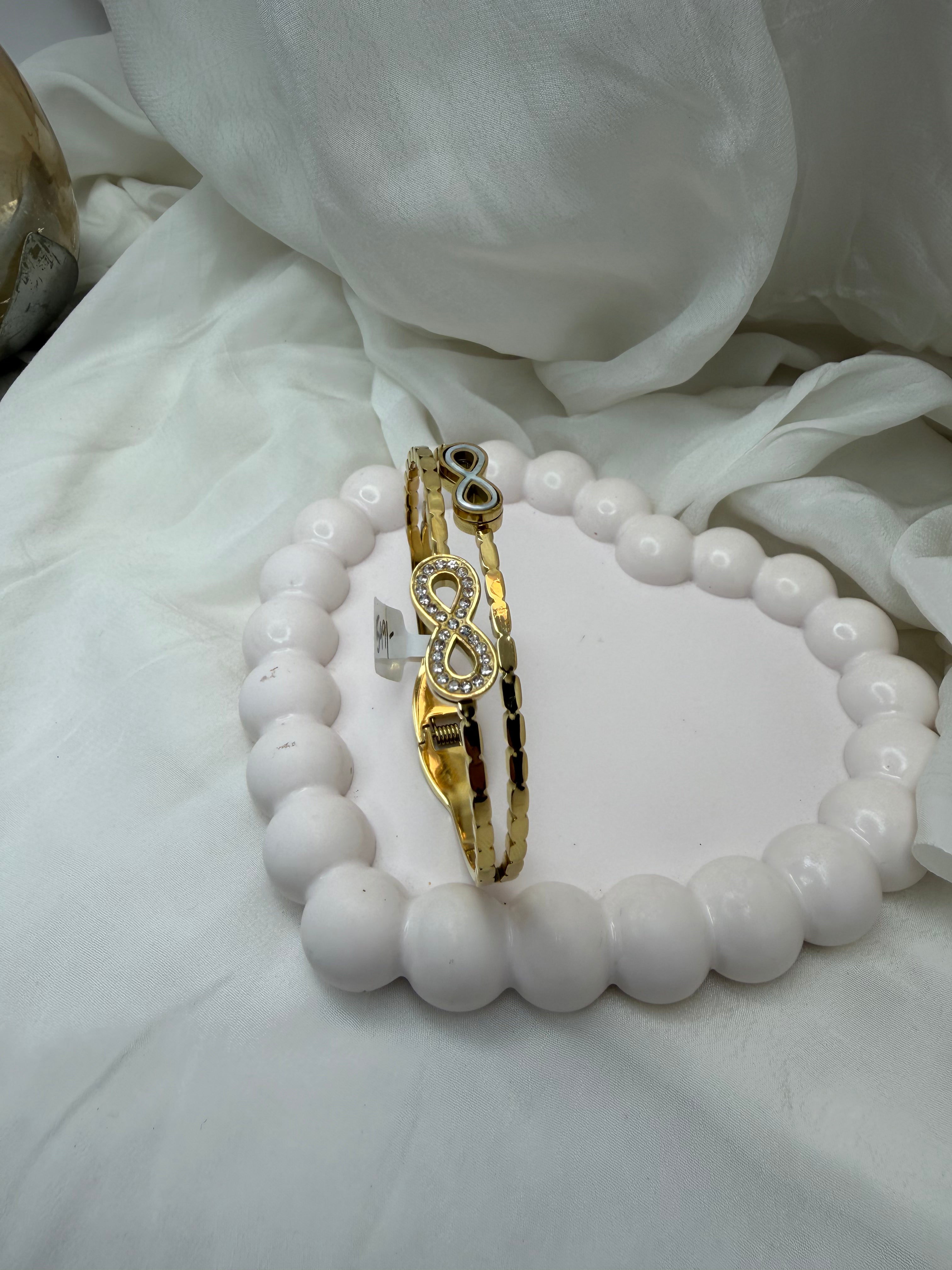 Twin Infinity Bracelet