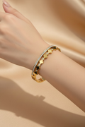 Crystal Clover Bangle