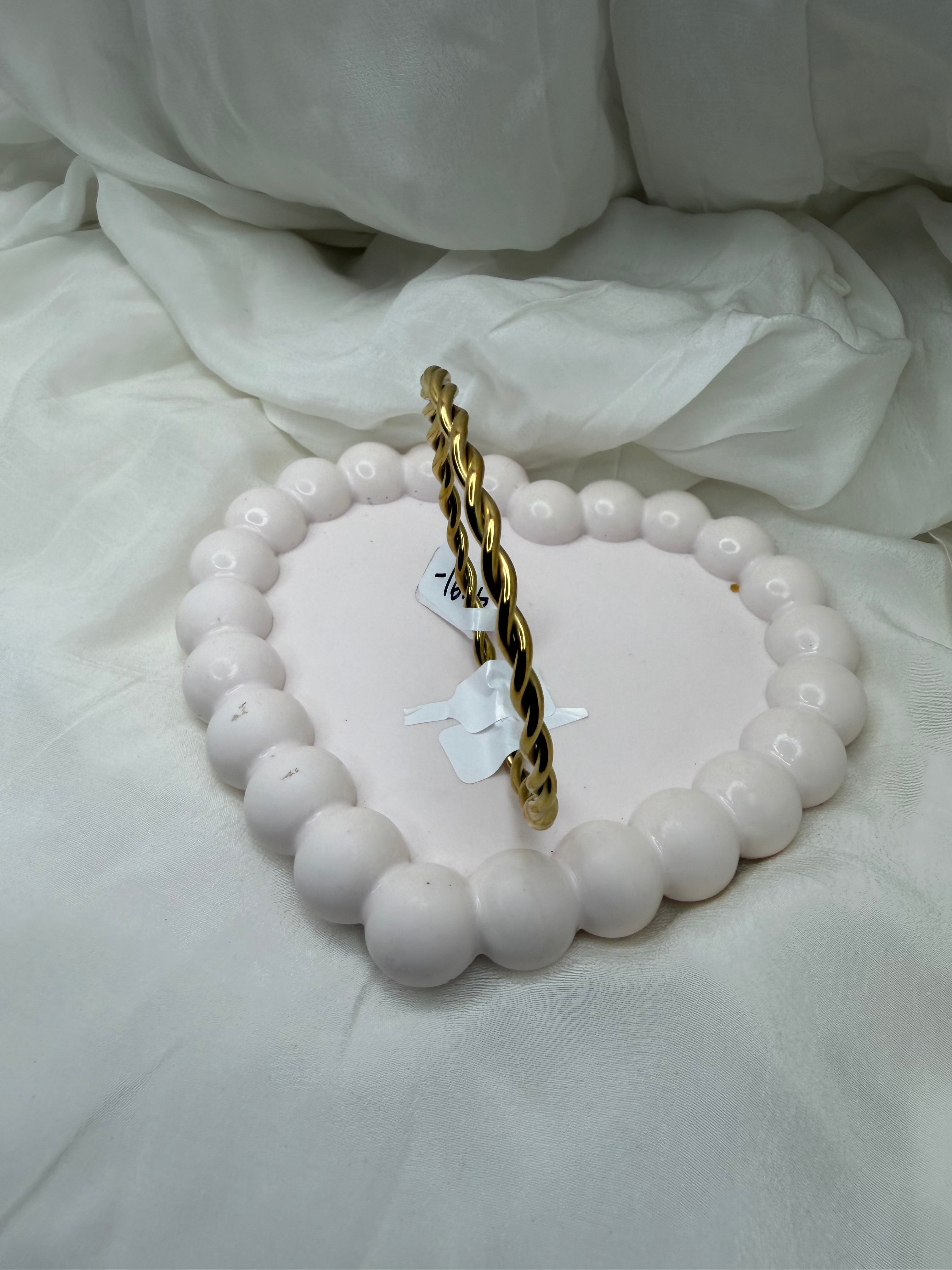 Golden Twist Bangle