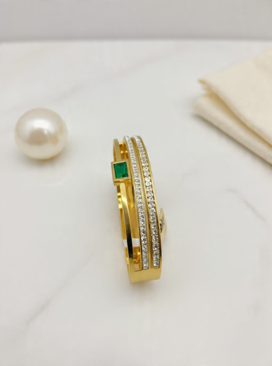 Royal Green Spark Bangle