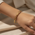 Bamboo Luxe Anti-Tarnish Kada – Gold Bangle