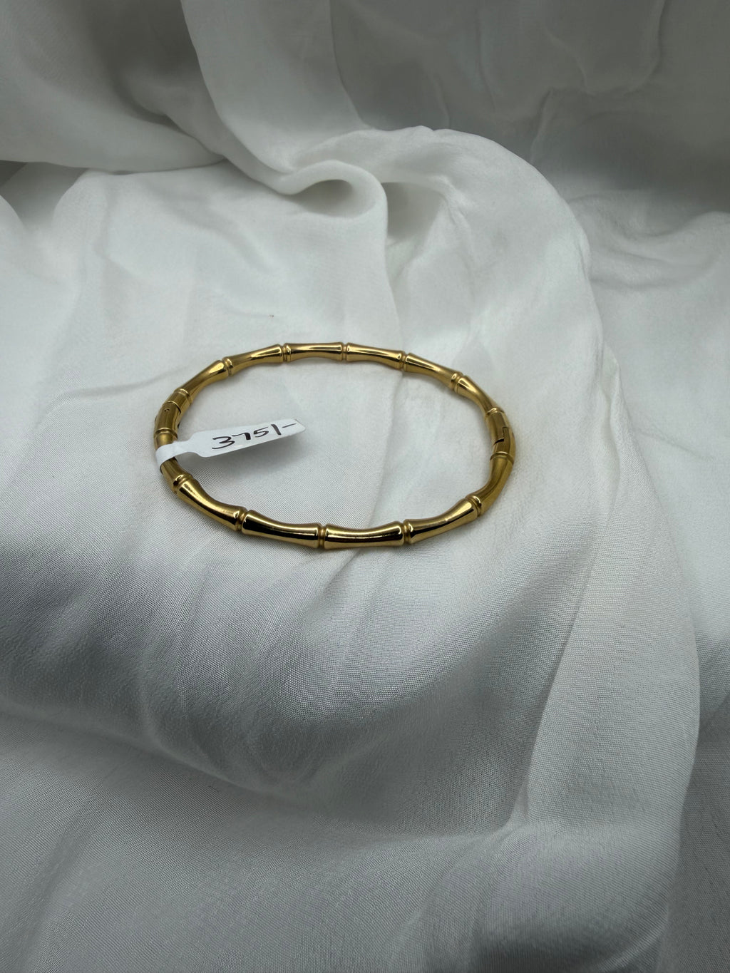 Bamboo Luxe Anti-Tarnish Kada – Gold Bangle