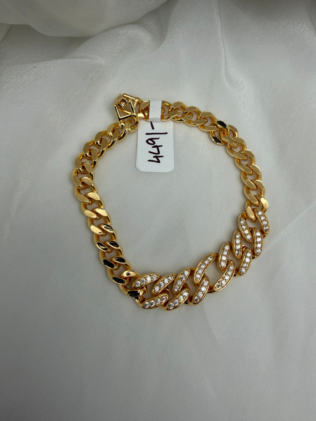 Cuban Ice Bracelet – Pavé Curb Chain