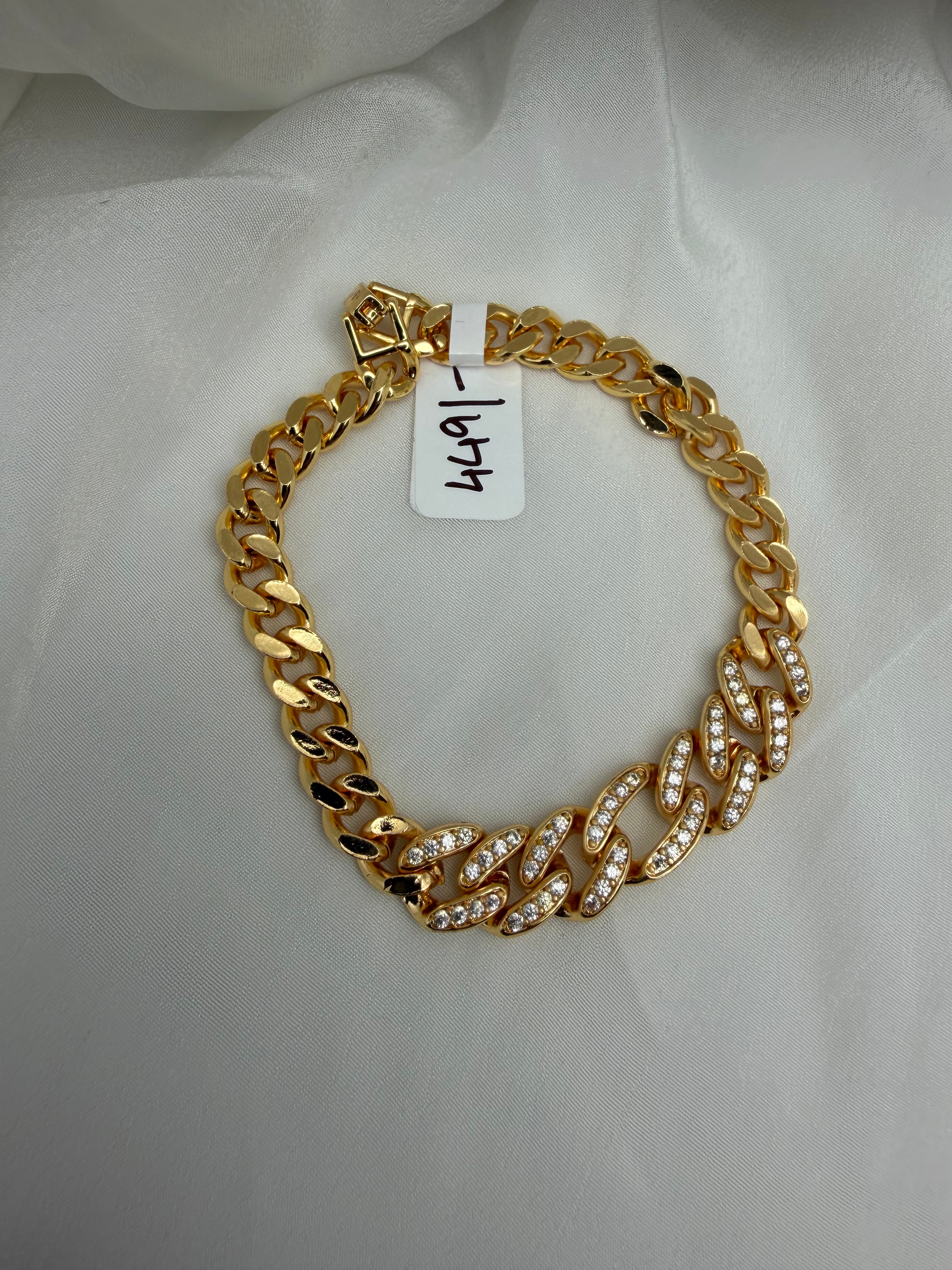 Cuban Ice Bracelet – Pavé Curb Chain